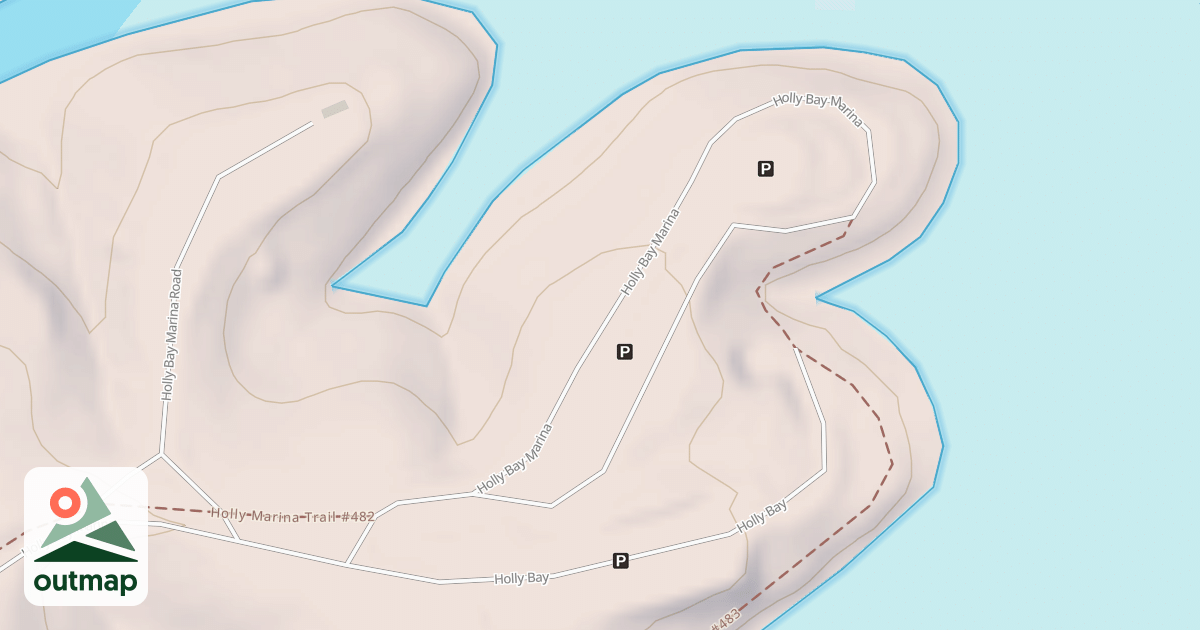 Map of HOLLY BAY MARINA