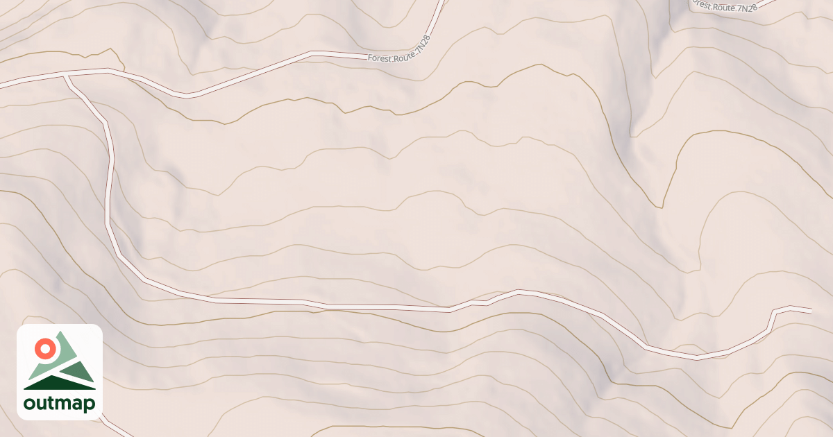 Map of USFS Motor Vehicle Use Map Roads {C5F9A563-D203-4561-A2EA-E0D85321B93F}
