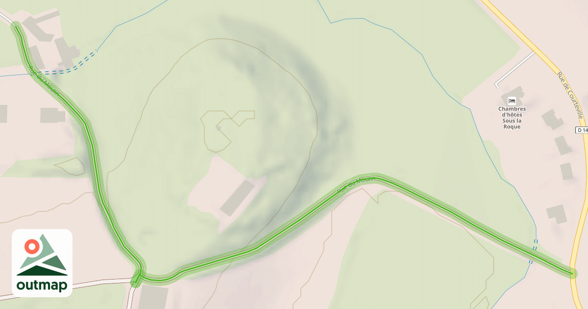 Map of Rue du Moulin