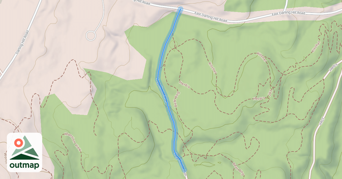 Map of Sugarhouse Run