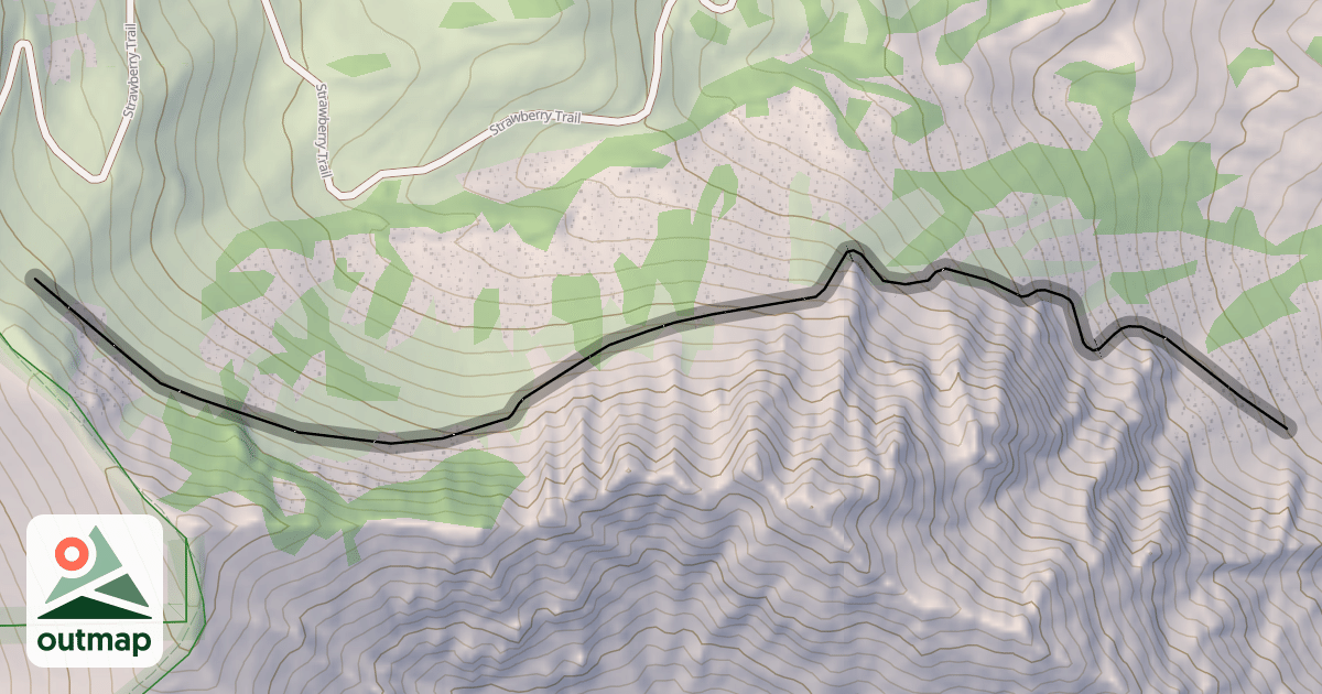 Map of Sister's Bowl Traverse