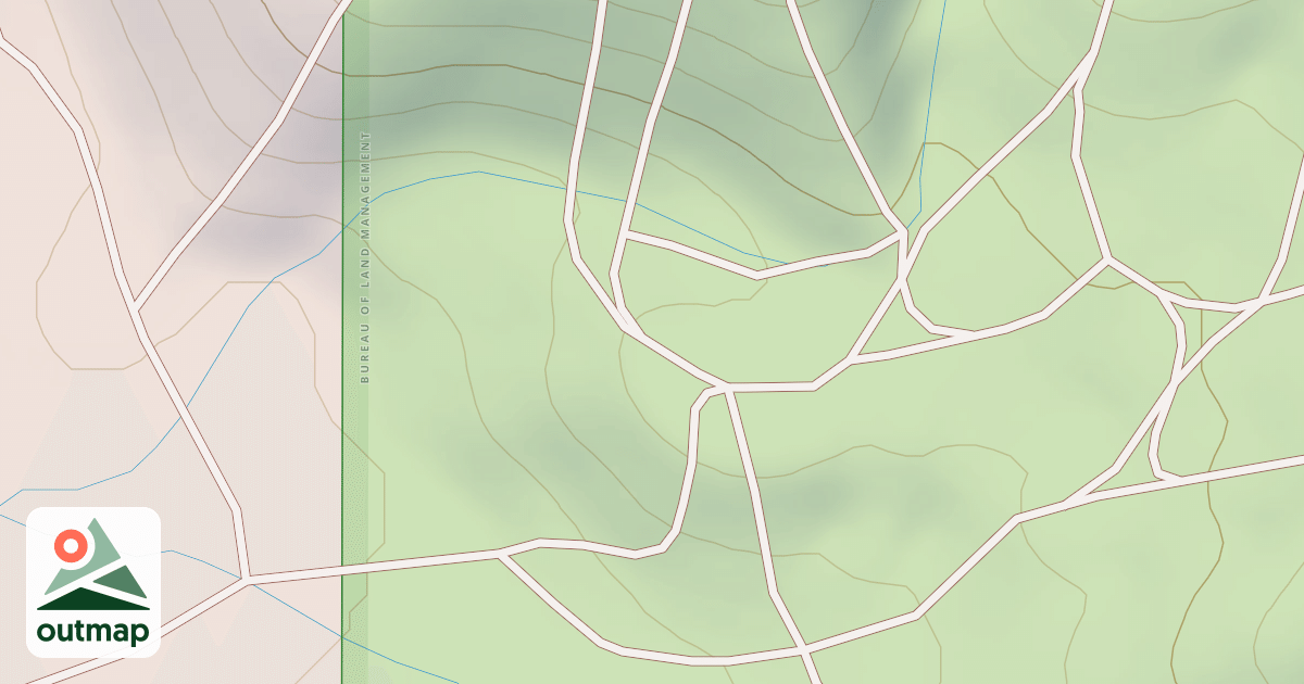 Map of BLM National GTLF Public Motorized Roads 771ae492-40f1-43b9-b9f1-2afd00b82961