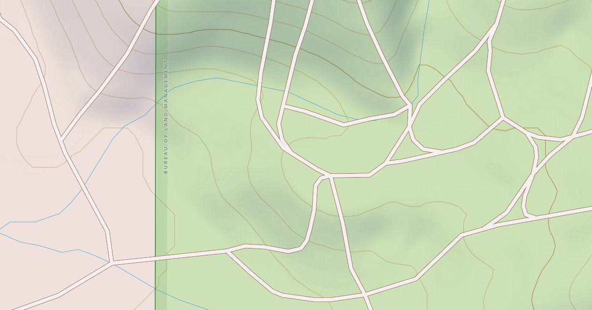 Map preview of BLM National GTLF Public Motorized Roads 771ae492-40f1-43b9-b9f1-2afd00b82961