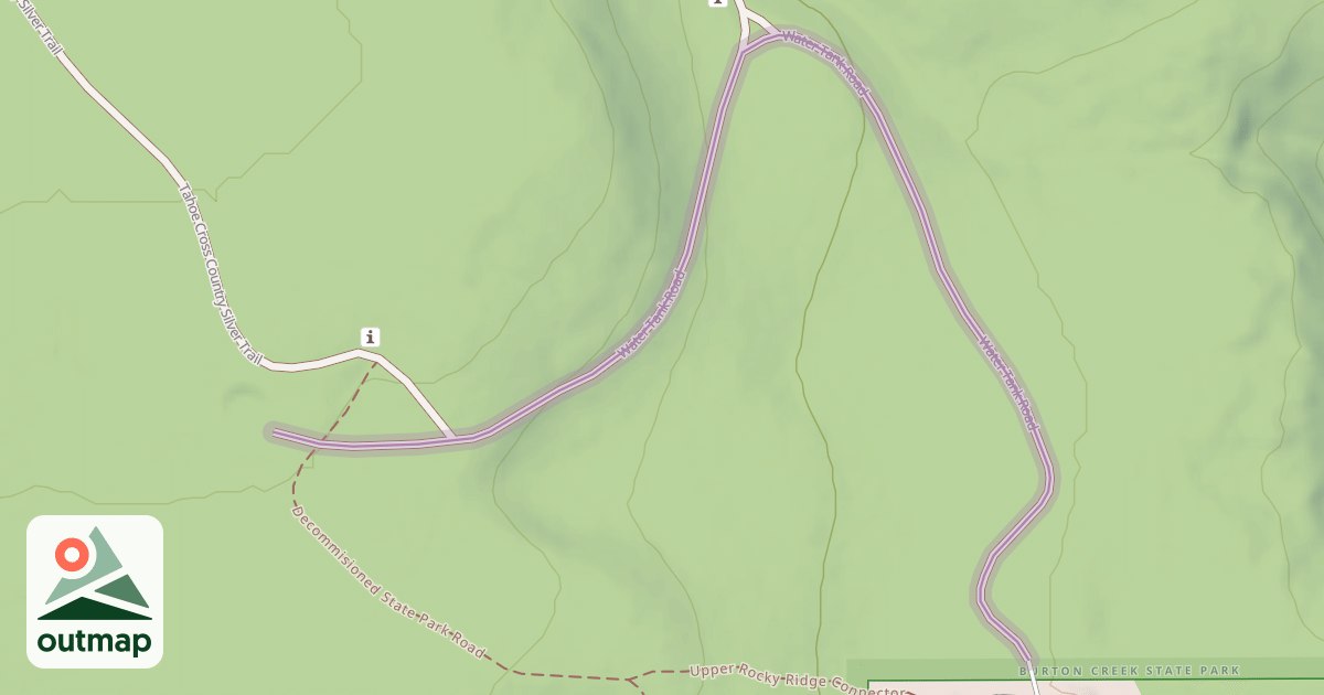 Map of Water Tank Road