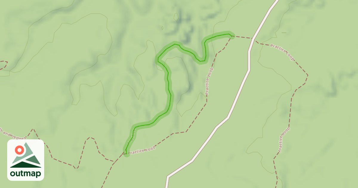 Map of Practice Trail