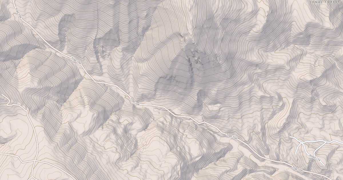 Map preview of UPPER MONTPELIER  CREEK