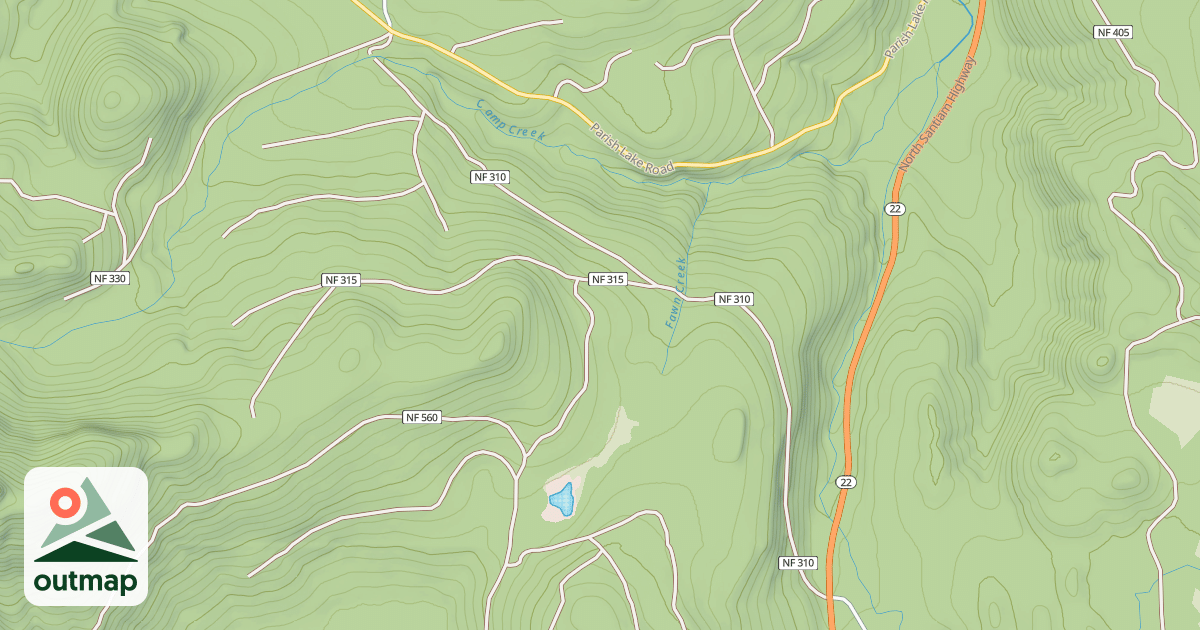 Map of SCAR MT. ROAD