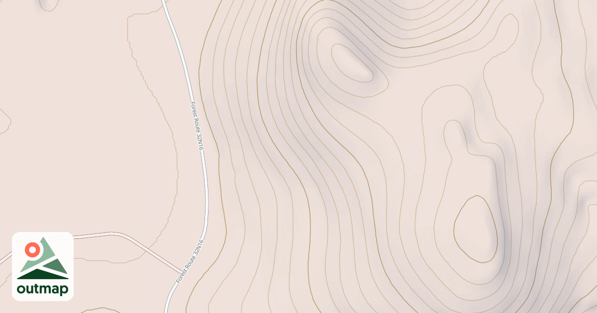 Map of ASHPAN BUTTE SPUR