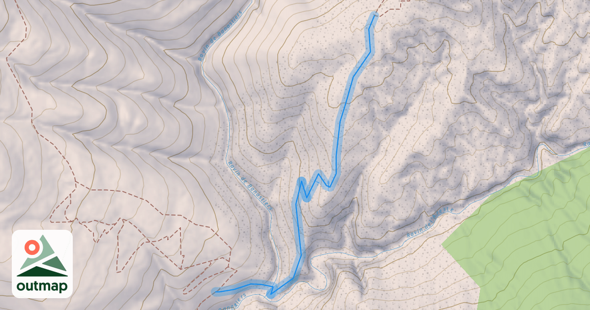 Map of chemin des chasseurs