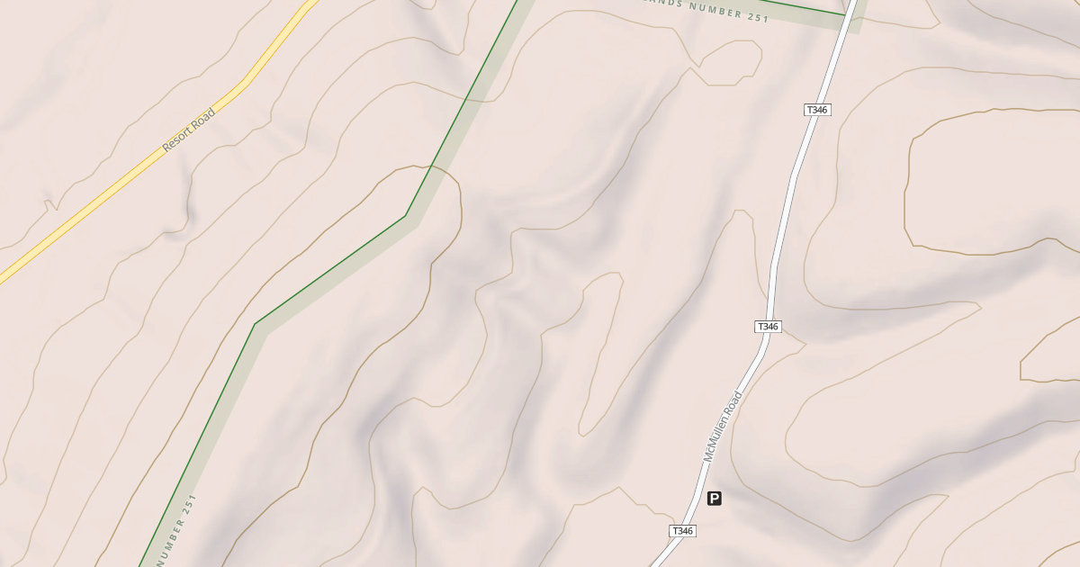 Map preview of Tractor Road