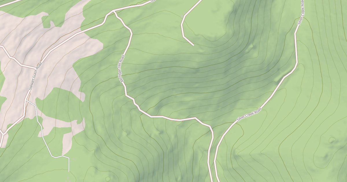 Map preview of MICHIGAN HILL