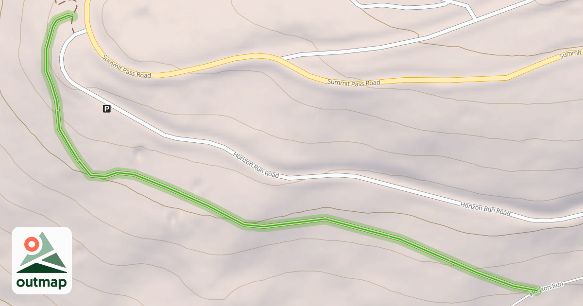 Map of Horizon Run