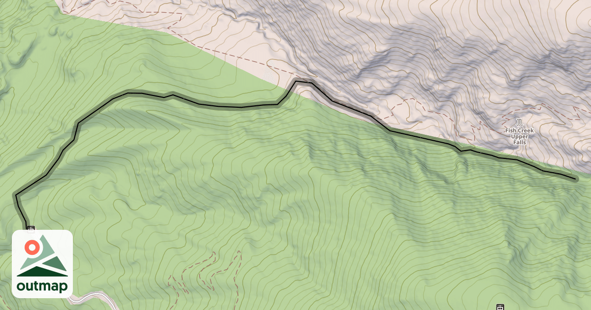 Map of Hike Out