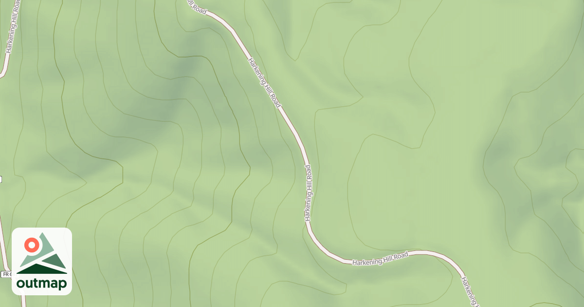 Map of HARKENING HILL