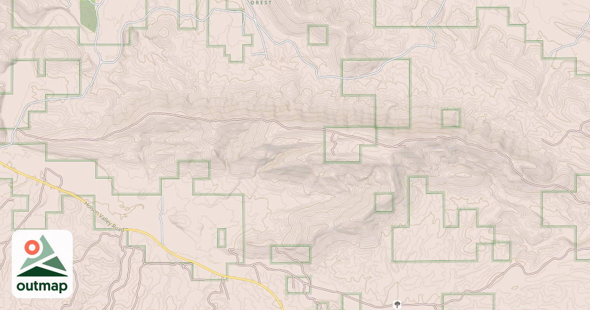 Map of BLUE MOUNTAIN