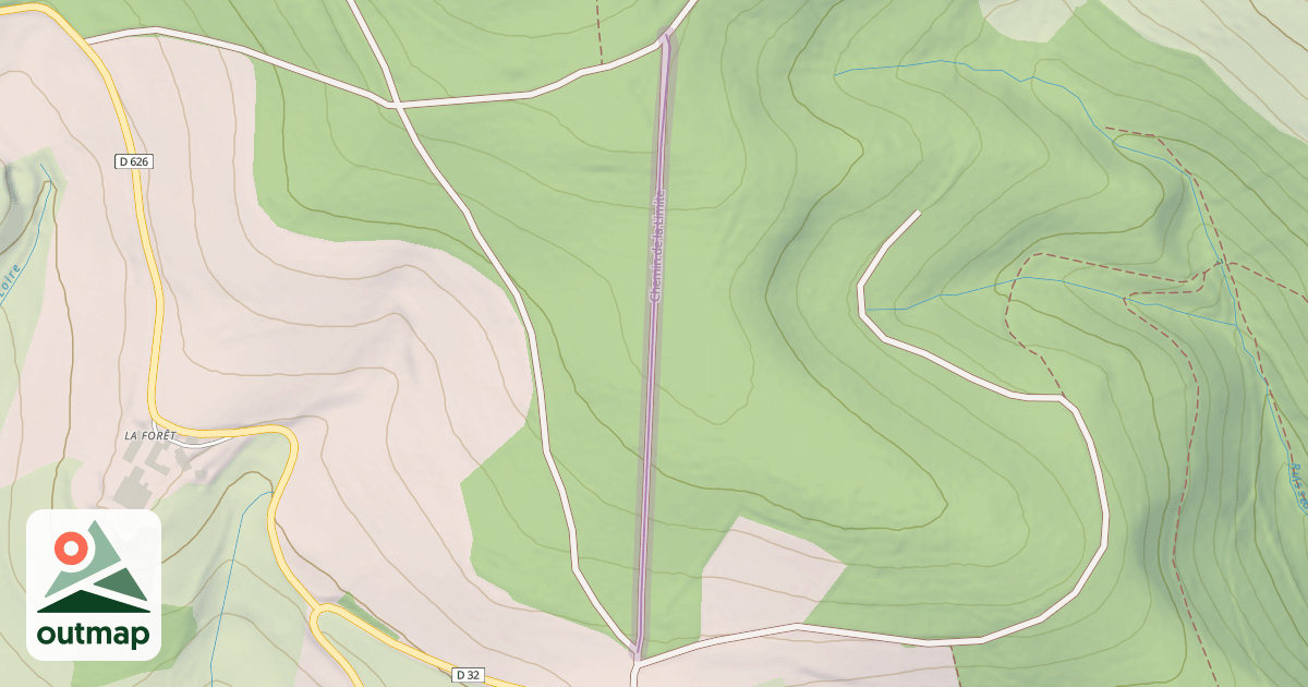 Map of Chemin de la Limite