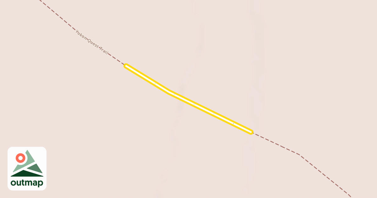 Map of Yukon Quest Trail