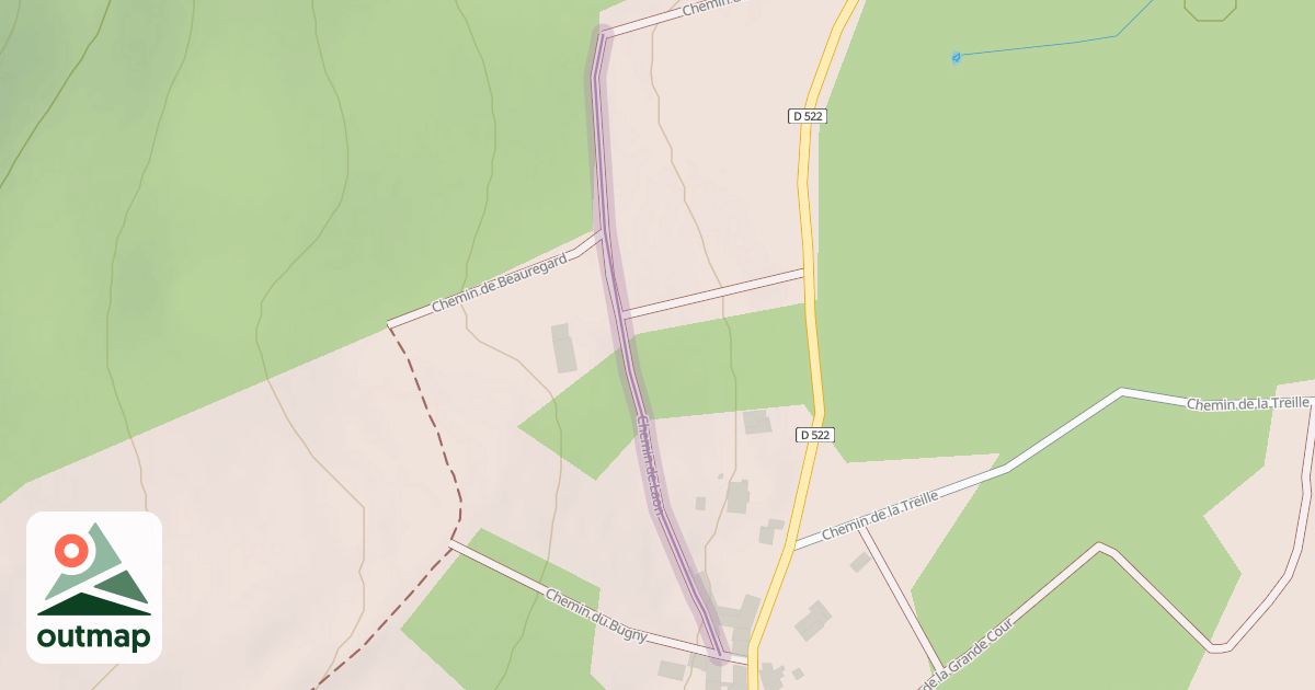 Map of Chemin de Laon