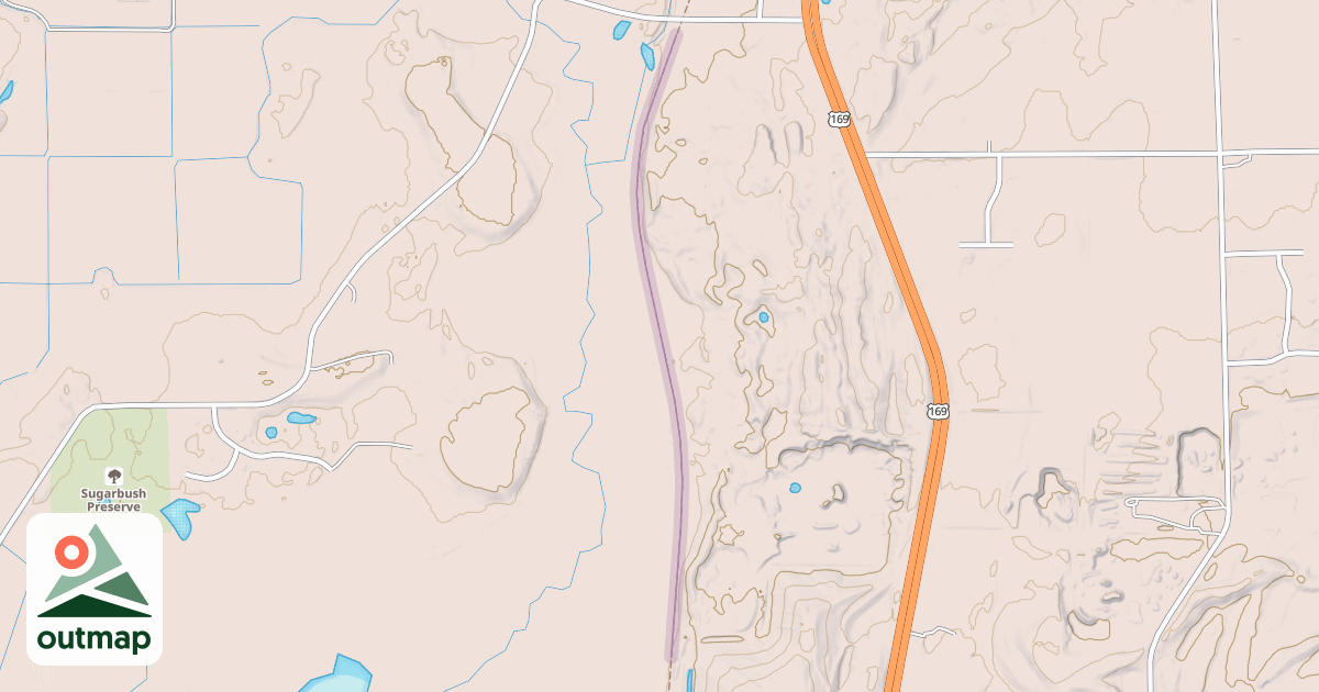Map of Great Northern Trail