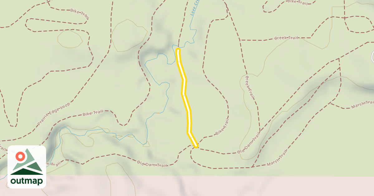 Map of Creek Trail