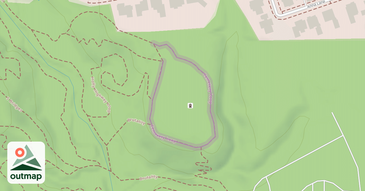 Map of Cemetery Loop