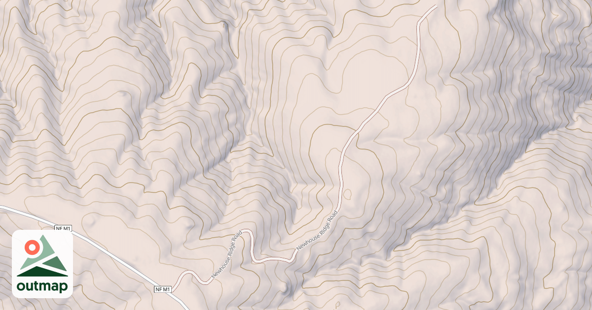 Map of NEWHOUSE RIDGE