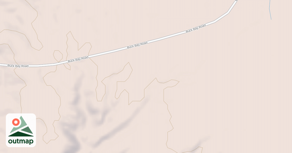 Map of BUCK SPUR EAST