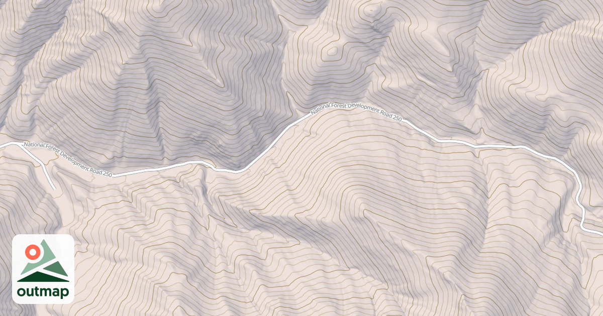 Map of MIKE SPENCER SPUR