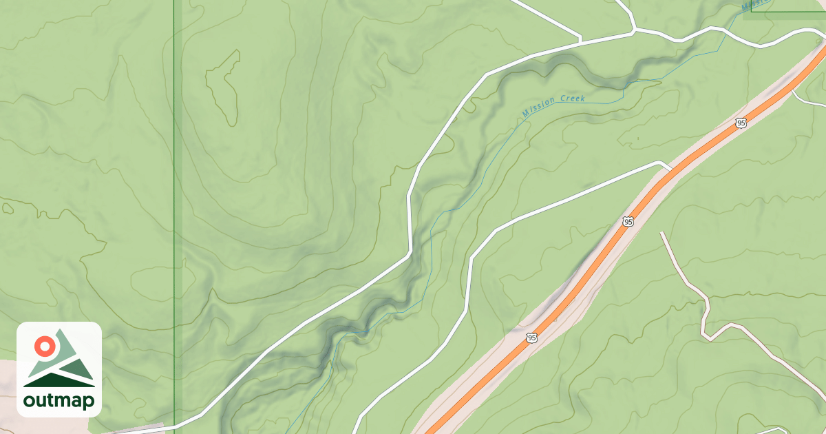Map of BURN BAY