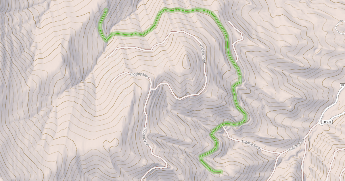 Map preview of Logging Road