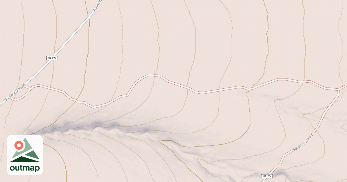 Map of USFS Motor Vehicle Use Map Roads {7EFE4123-76D4-4E78-BD43-D59C56709ED4}