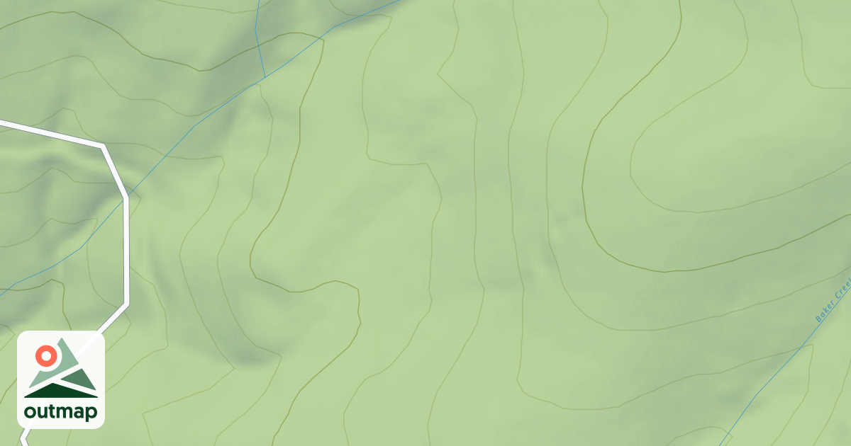 Map of GRAVEL RANGE SPUR K1