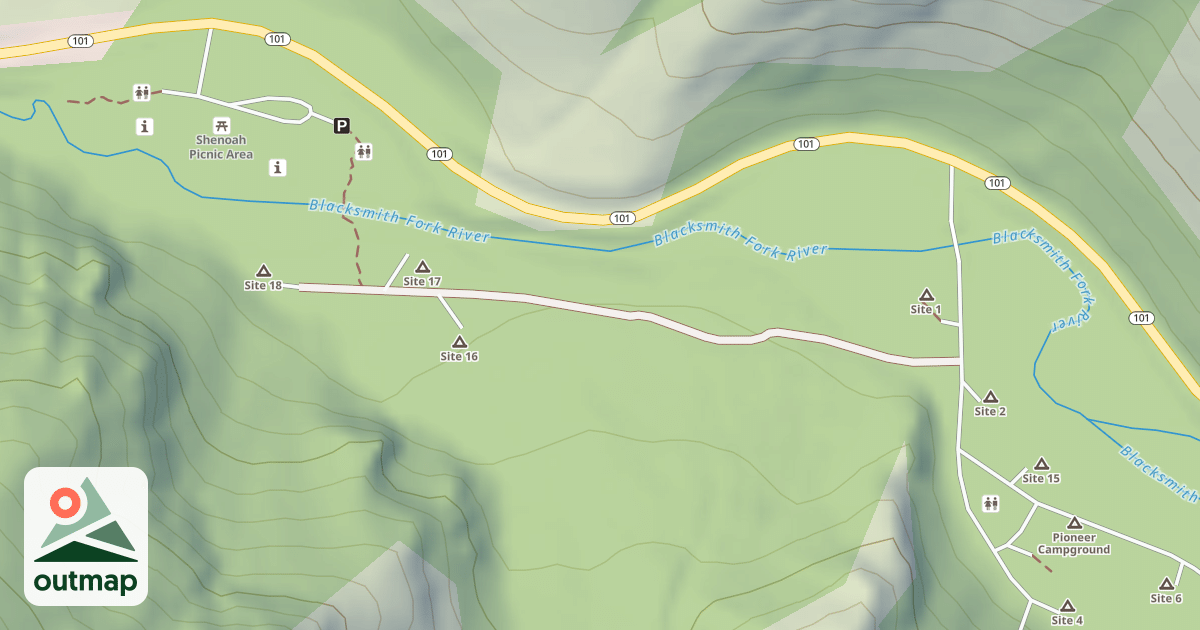 Map of PIONEER CG-A
