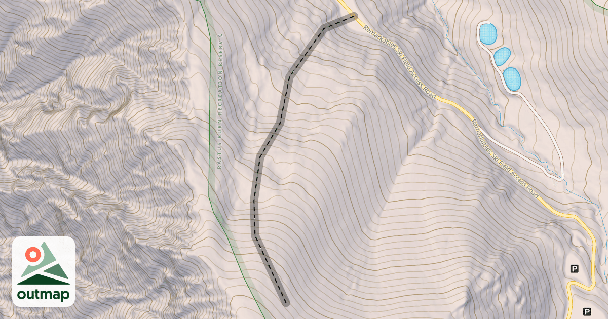 Map of Outward Bound Run