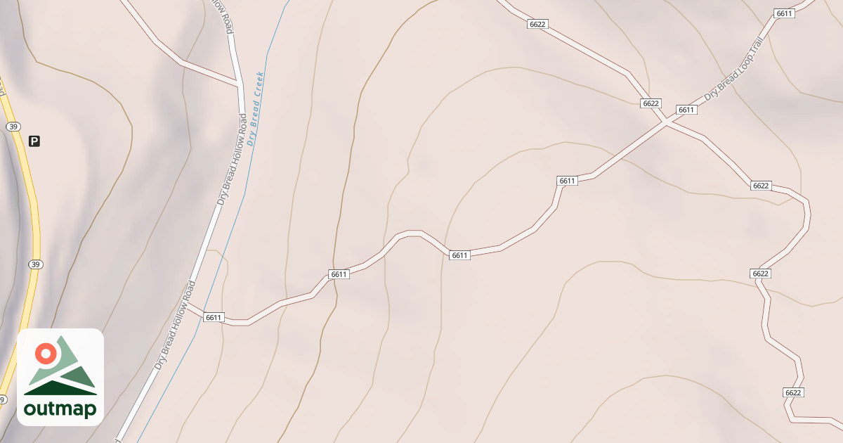 Map of Dry Bread Loop