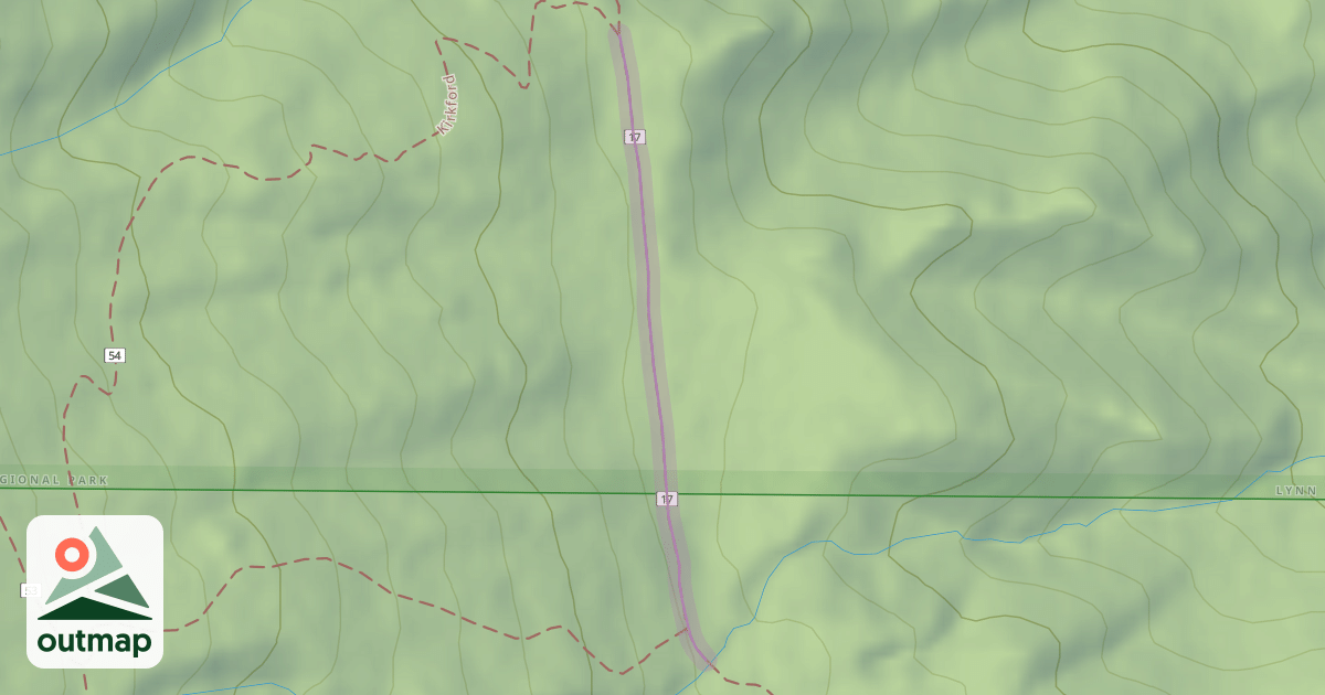 Map of Cedar Tree Trail