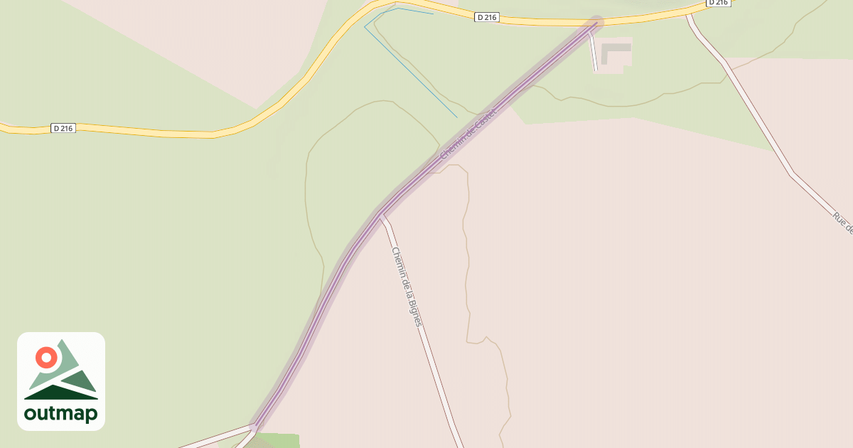 Map of Chemin de Castet