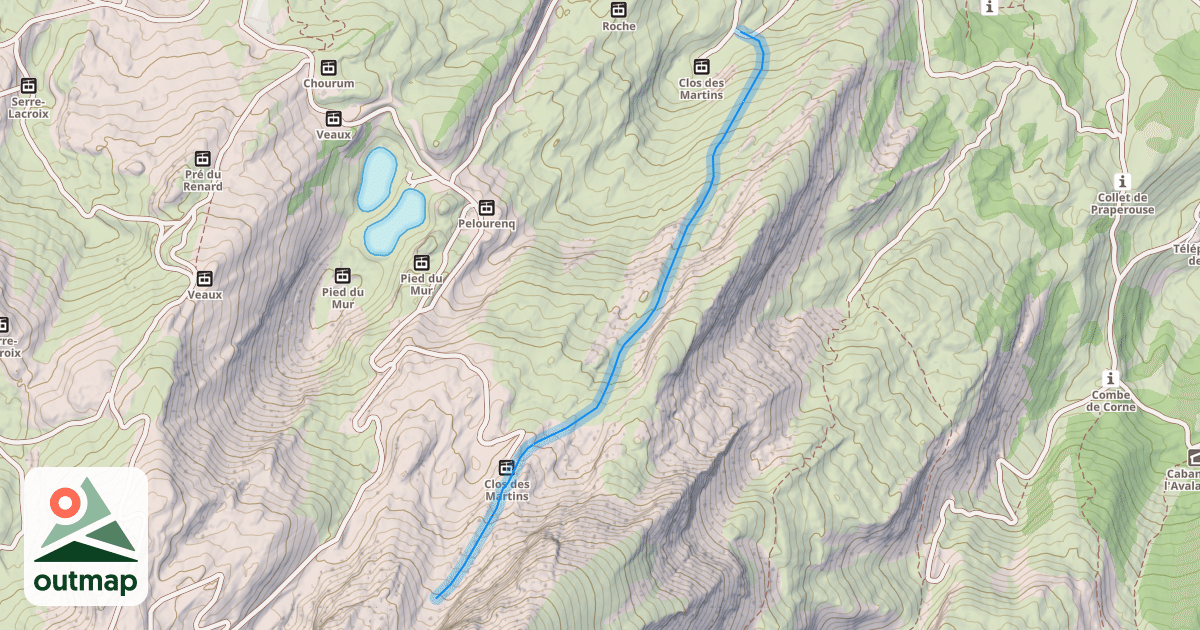 Map of Blanchon