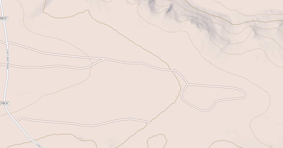 Map preview of POLE CREEK SPUR