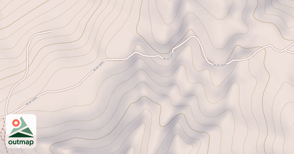 Map of BLM National GTLF Public Motorized Roads 46687b84-335b-4da0-bab6-49f7623a82d1
