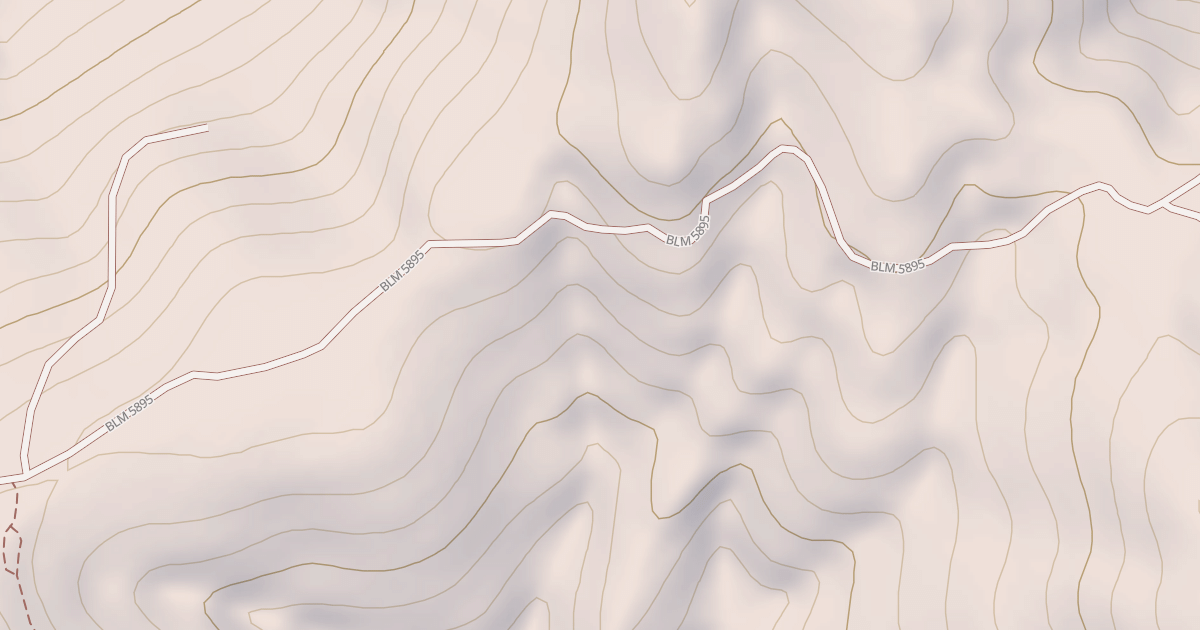 Map preview of BLM National GTLF Public Motorized Roads 46687b84-335b-4da0-bab6-49f7623a82d1