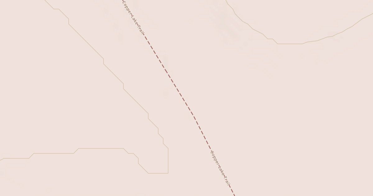 Map preview of Copper Lake Trail