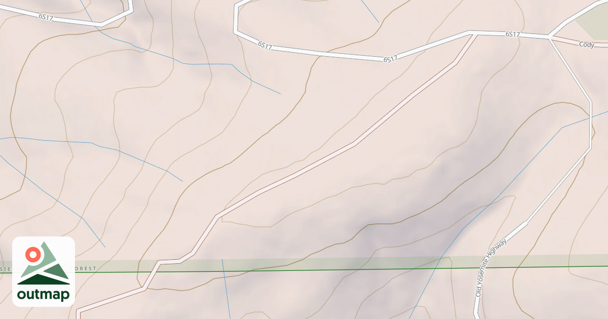Map of BURFORD A SPUR