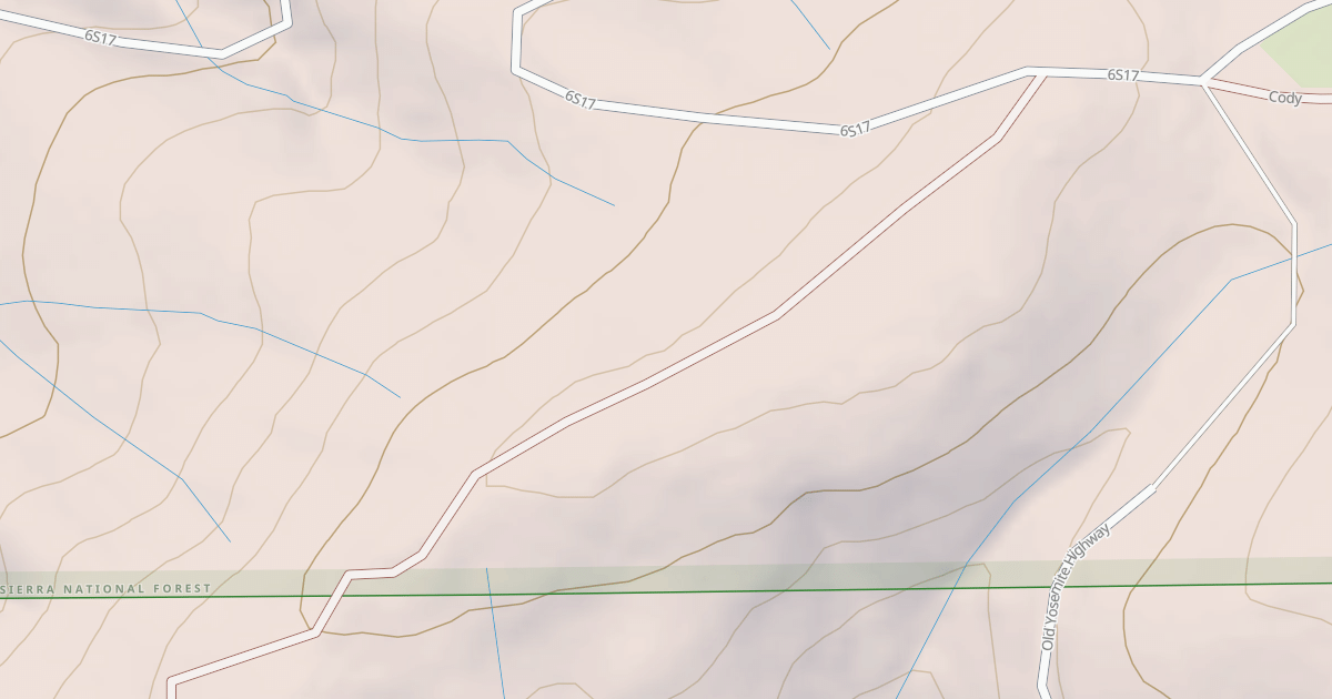 Map preview of BURFORD A SPUR