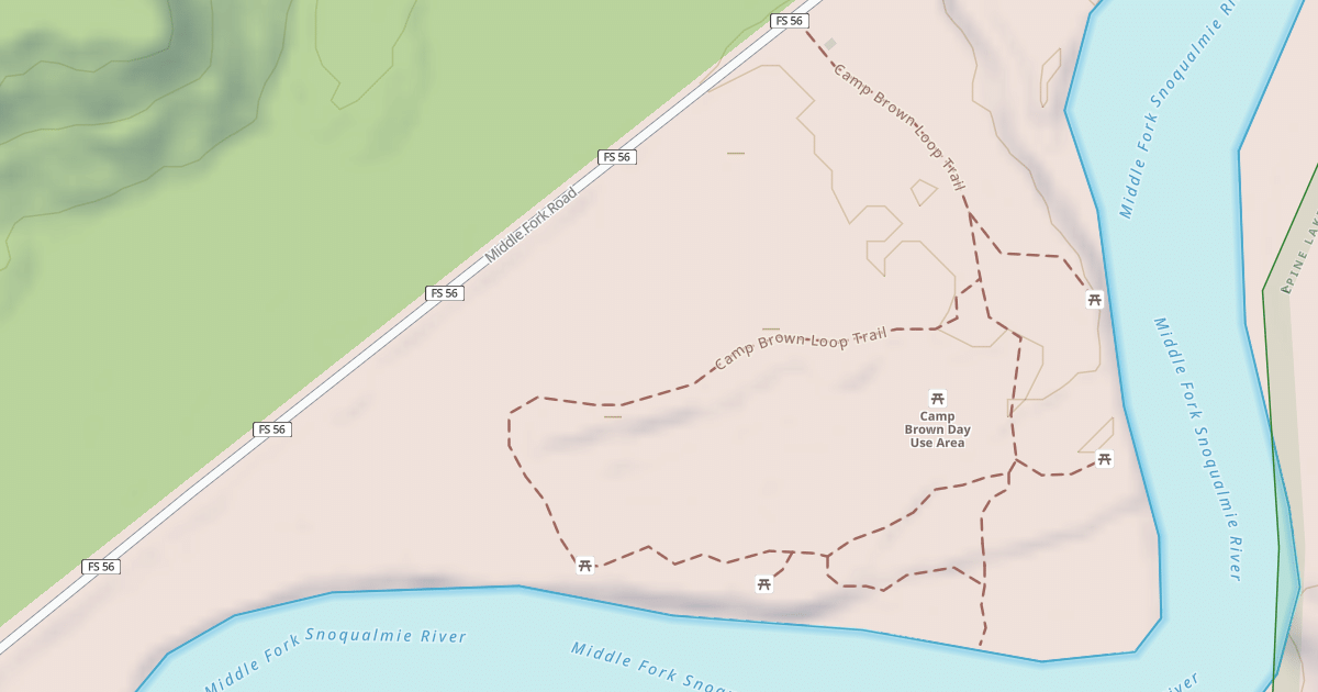 Map preview of CAMP BROWN