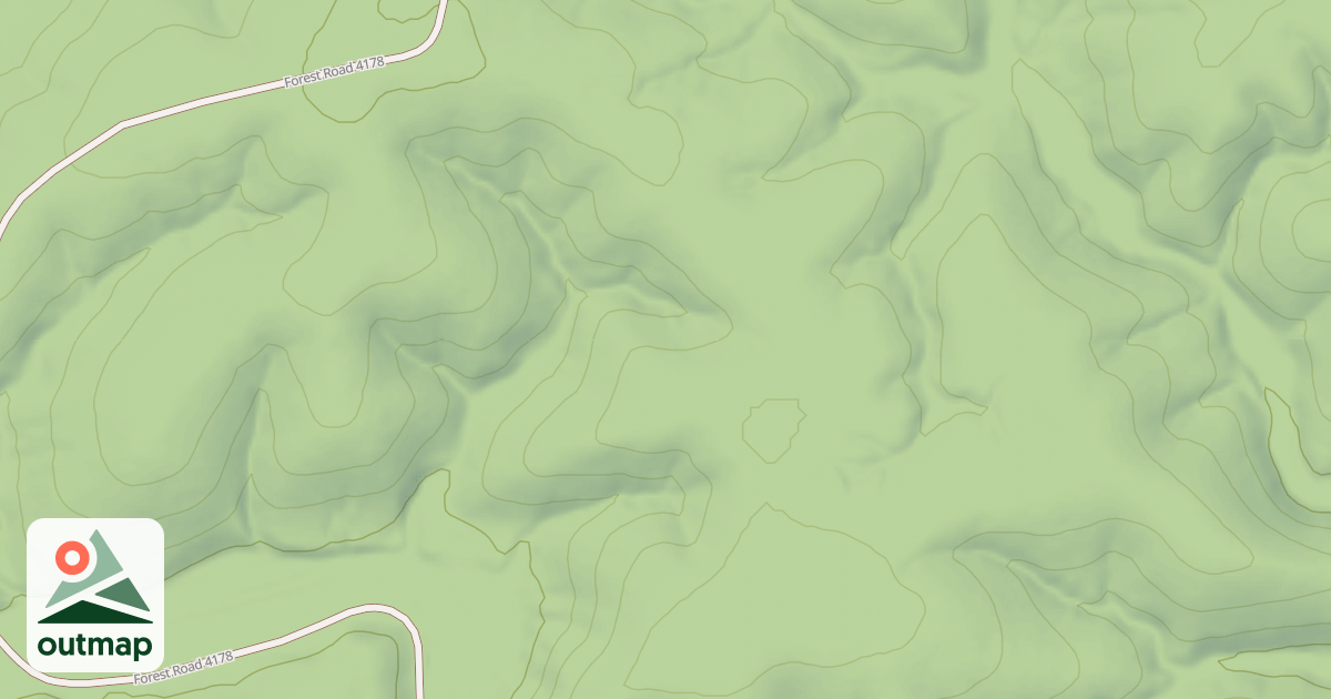 Map of HAWK POINT SPUR A