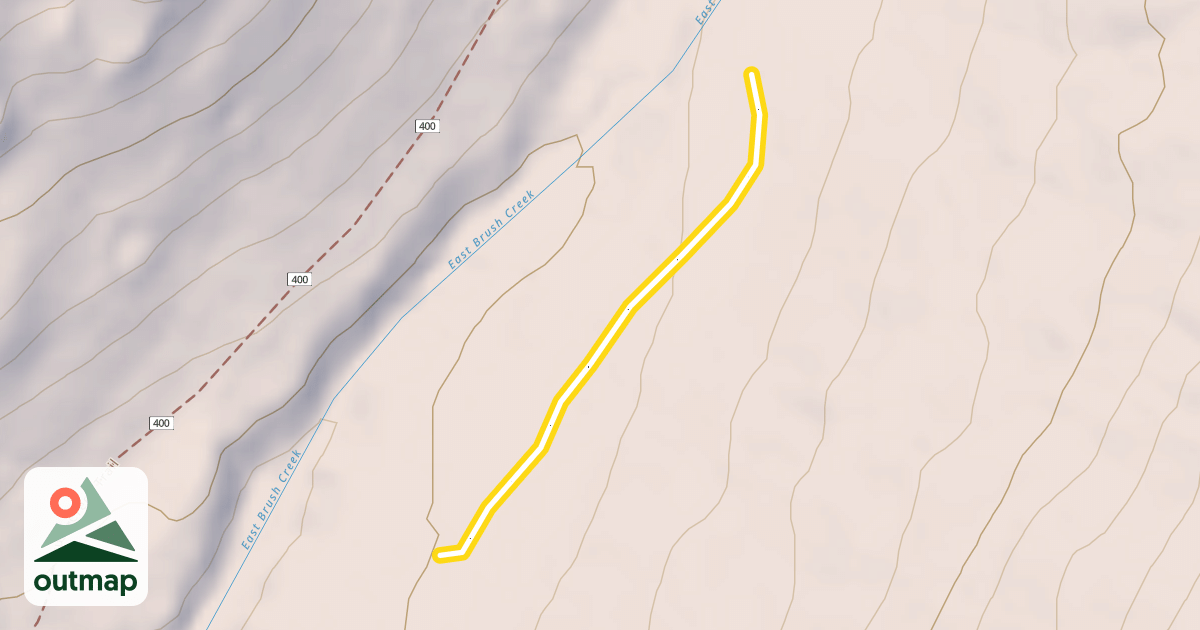 Map of Brush Creek Ski