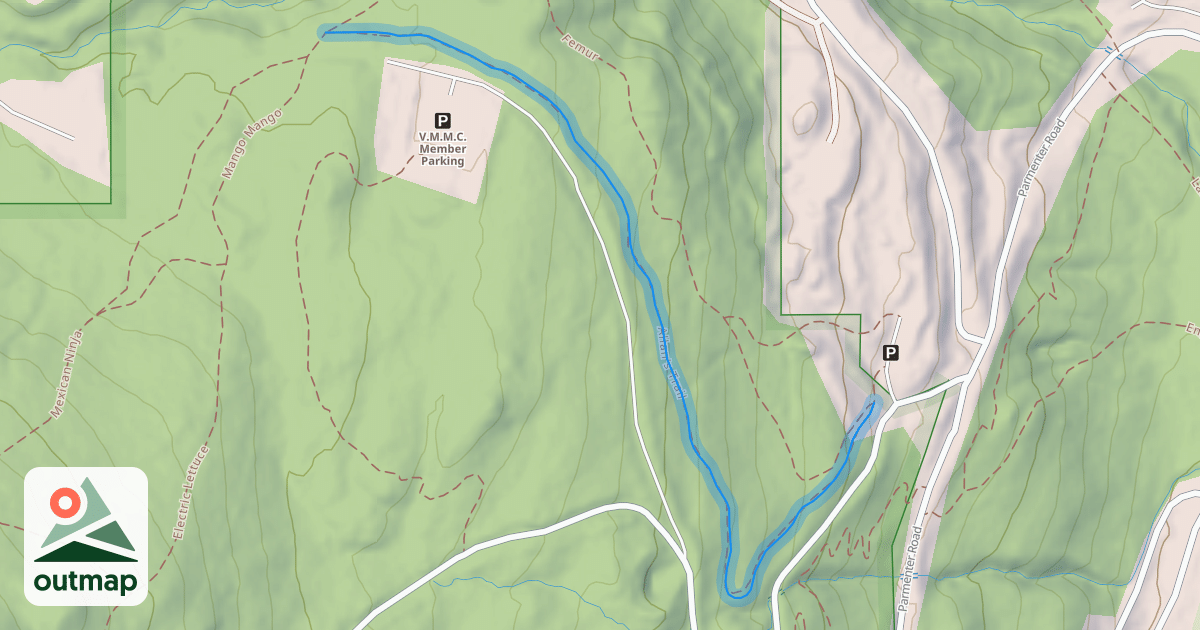 Map of Allan's Trail