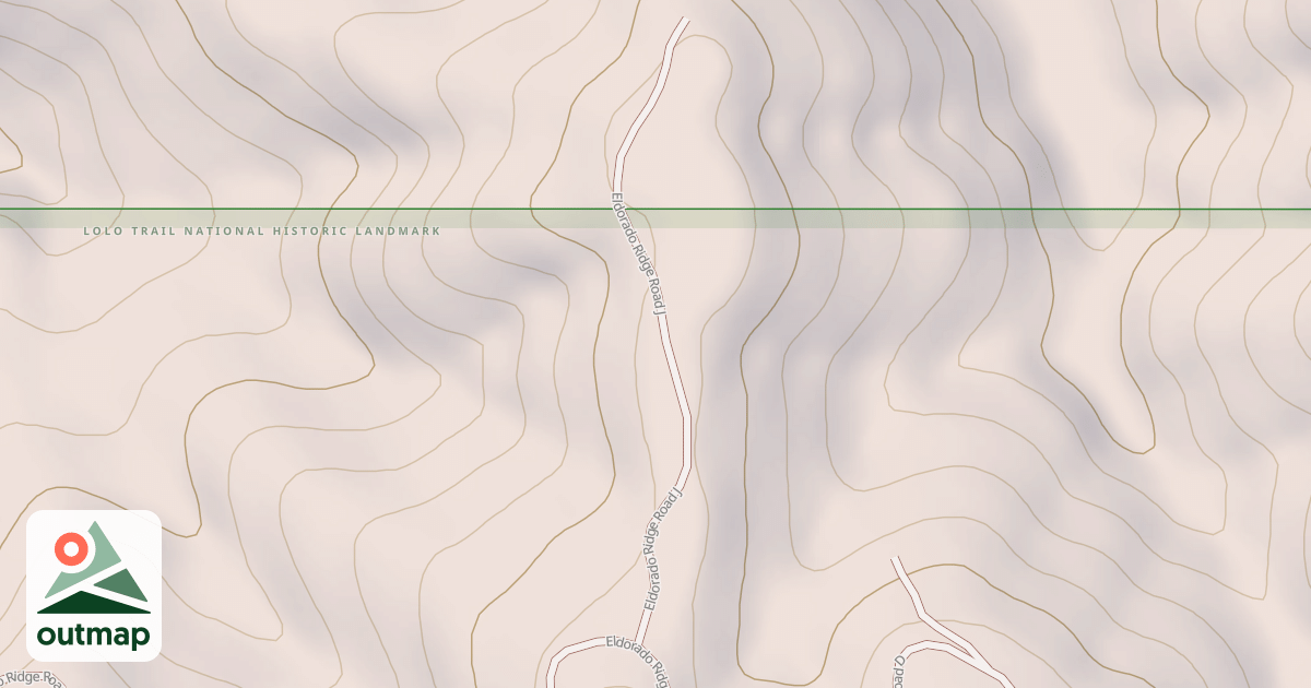 Map of ELDORADO RIDGE J