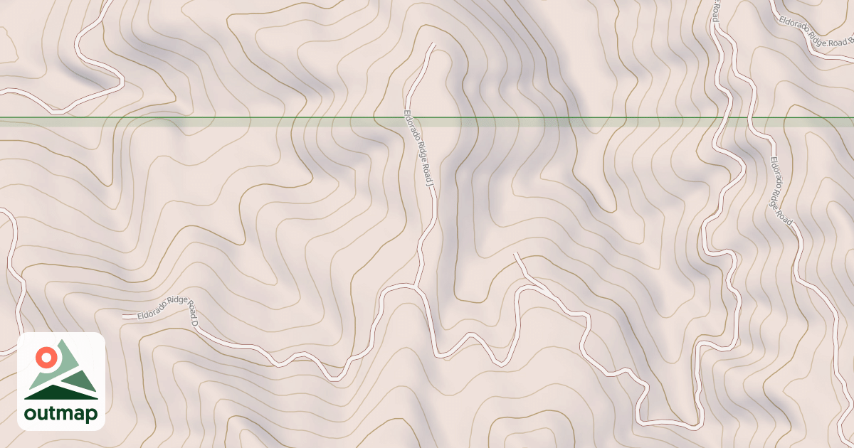 Map of ELDORADO RIDGE D